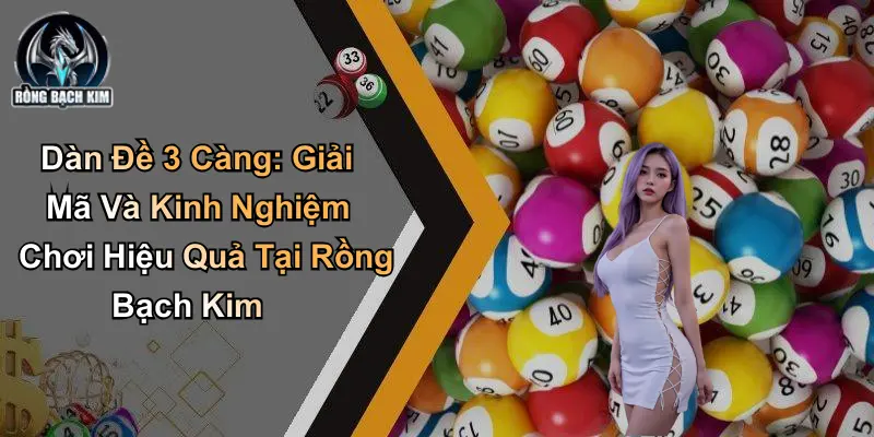 Dàn Đề 3 Càng: Giải Mã Và Kinh Nghiệm Chơi Tại Rồng Bạch Kim