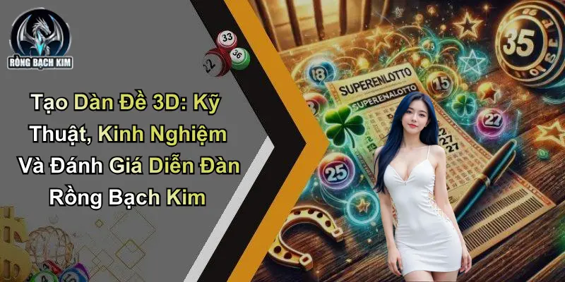 Tạo Dàn Đề 3D: Kinh Nghiệm Và Đánh Giá Từ Rồng Bạch Kim