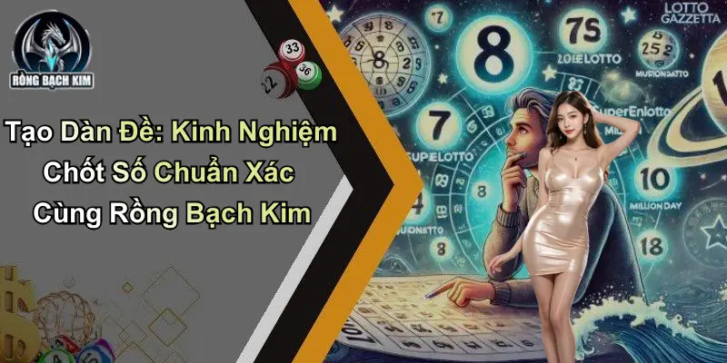 Tạo Dàn Đề: Kinh Nghiệm Chốt Số Chuẩn Xác Cùng Rồng Bạch Kim